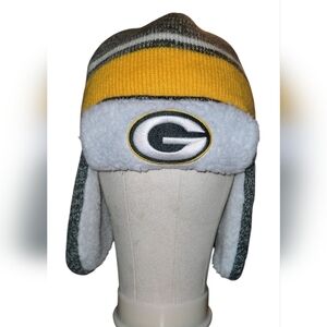 NFL Packers Fleece-Lined Earflap Hat